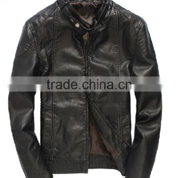 2014 Turkey Bomber Style Leather Jacket Men Winter Fashion Jacket