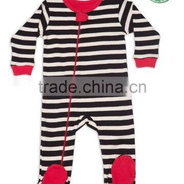 Organic Cotton Side Zipper Romper