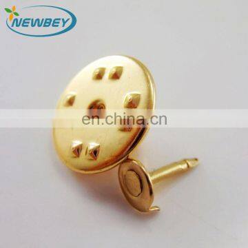 Bulk selling brass butterfly clutches needles BU201 for badge back