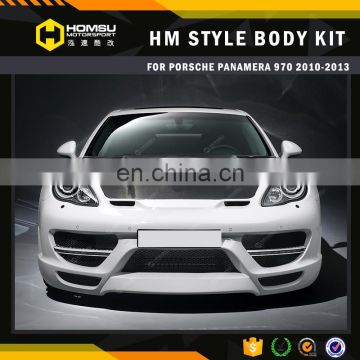 HM style front bumper car tuning bumper auto parts wide body kit for 970 2010-2013