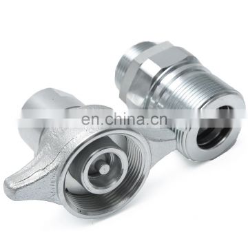 1 inch screw type high pressure hydraulic quick release coupling thread lock connectors truck
