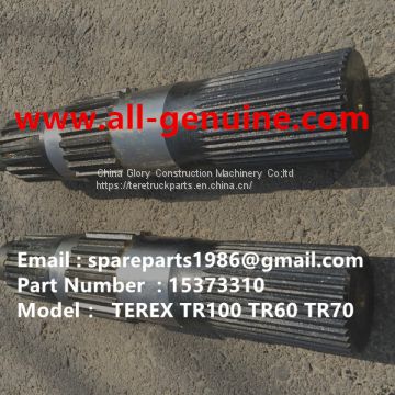 TEREX 15373310 SHAFT DRIVETR100 TR70 TR60 TR70 MT4400AC OFF HIGHWAY RIGID DUMP TRUCK MINING HAULER TRANSMISSION