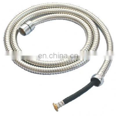 New fashion black baking finish stainless steel double lock Shower Hose, ACS CE APPROVAL
