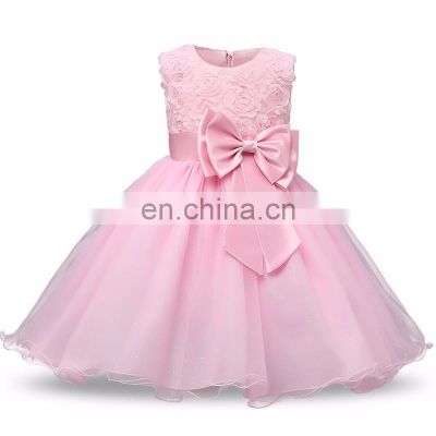Princess Flower Girl Dress Summer 2017 Tutu Wedding Birthday Party Dresses For Girls Children's Costume Teenager Prom Designs