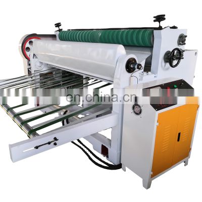 NC corrugated paperboard cutter with stacking machine