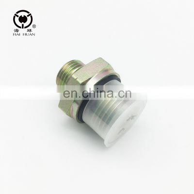 galvanized carbon steel straight connector male thread straight pipe fitting