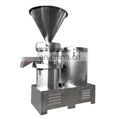 automatic peanut butter making machine grinder circulating tubular colloid mill crab foot fish grinder