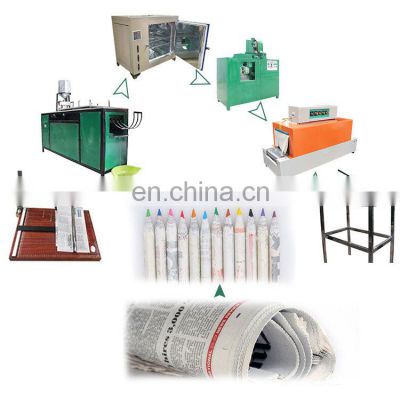 china supplier newspaper recycling pencil making machine price