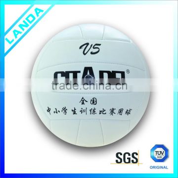 new design PVC leather machine sititched volleyball for sale