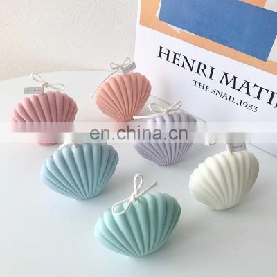 Wholesale high quality Luxury 2021 hot-sell gift box Aromatherapy Fragrance natural ocean shell Scented Candle