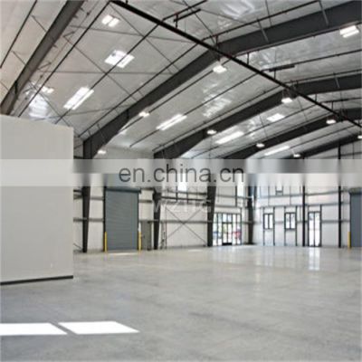 Cheap freight China Prefabricated Steel Structure Building With Hot Dip Galvanized Steel And Corrugated Color Steel Sheet