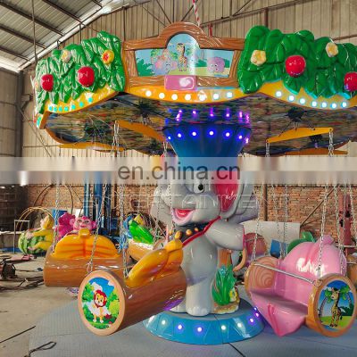 Mini shaking head flying chair amusement rides swing ride flying chair for sale