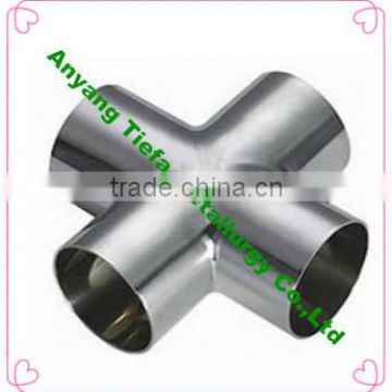 Alloy four way fitting cross