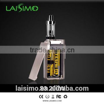 big success 100% Authentic laisimo S3 200w high level real output power dual 18650 TC mod