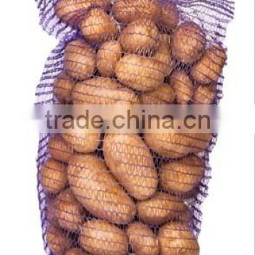 50x80cm cheap and good quality purple hdpe raschel mesh net bags for potatos and oinon