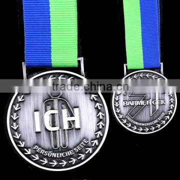 Arrow gold silver bronze kids medals,design your own medal