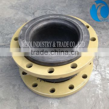 Good shock absorption Single Ball Flexible Rubber joint with flanges