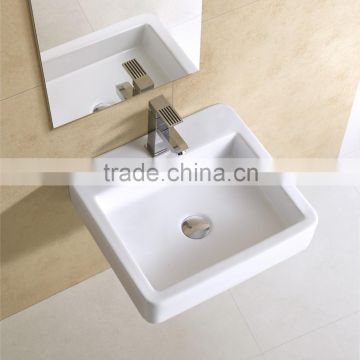 High quality bathroom wall hung basin (BSJ-A8329)