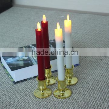 CHURCH Taper LED CANDLES With moving wick flame