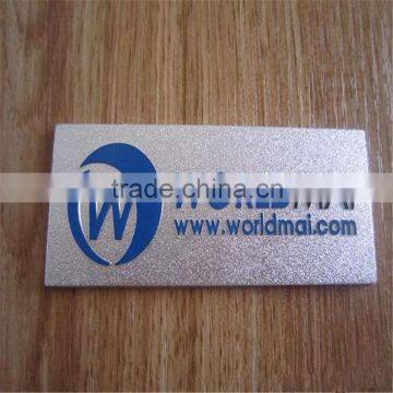 Custom material printed making nameplate