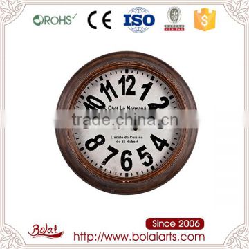 Bulk sale high precision low noise MDF wall mounted clock for sale