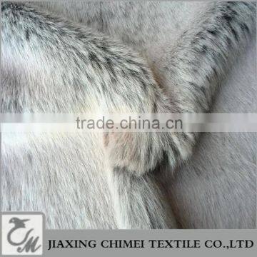 tip dyed light purple for high quality coat faux fur