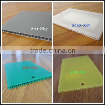 UV Resisting Double Wall Corrugated Plastic Sheets