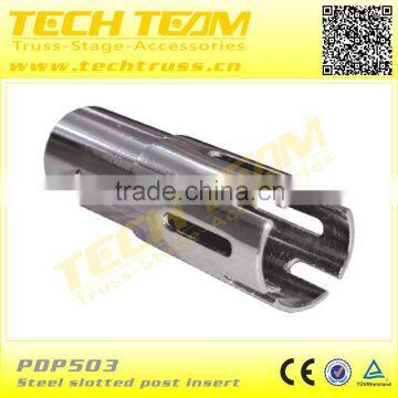 Steel Slotted Post Insert Curtain Pipe Pipe And Drape For Wedding PDP503