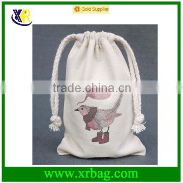 manufacturer small cotton bag with heat transfer printing