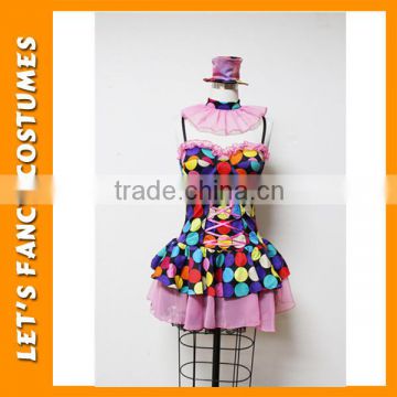 PGWC0252 Spandex spandex tutu-multi layered ruffle cute clown dresses
