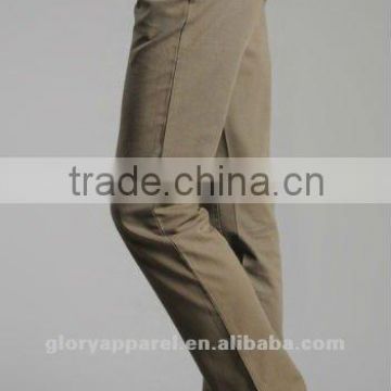 Top quality cotton chino pants, competitive casual pants