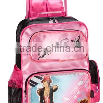 Trolley backpack for girl