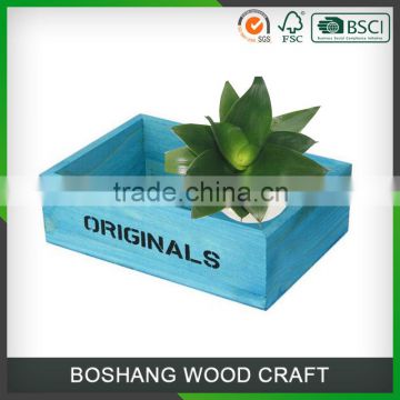 Custom Size Indoor Wooden Plant Pot