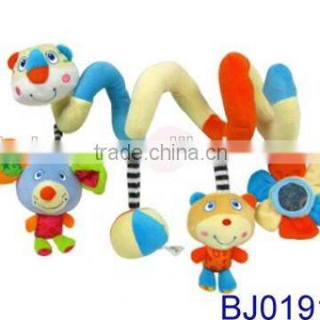 Funny fabric toy soft toy decorative baby bed hanging toy