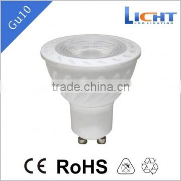 2016 china supplier led spotlights plastic SMD white Gu10 5w 400lm led lights