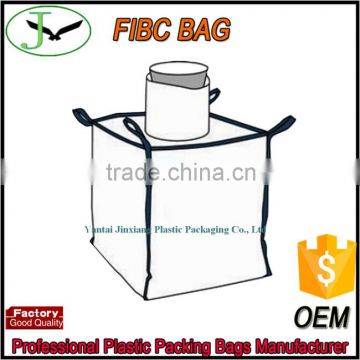 low cost top spout pp big bags waterproof FIBC bag