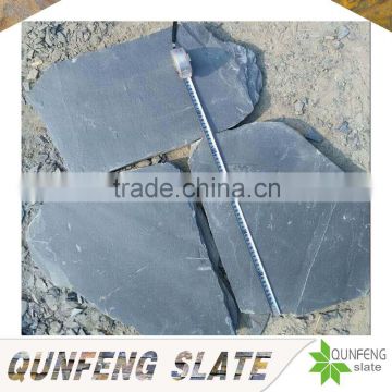 cheap and natural jiujiang black slate random flagstone