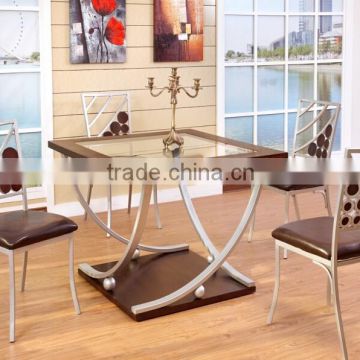 Outdoor Cast Aluminum Patio Furniture new design dining table set
