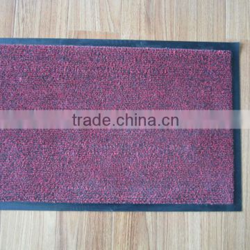 entrance rubber door mat(red )