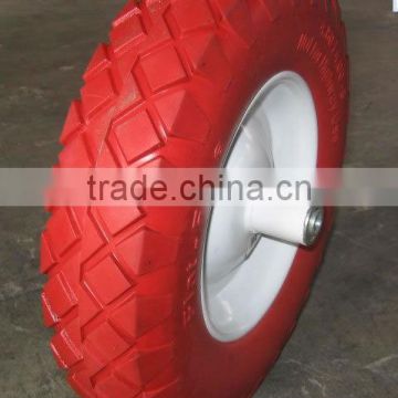 16x4.00-8 pu wheel 16 " tire for wheelbarrow and tools