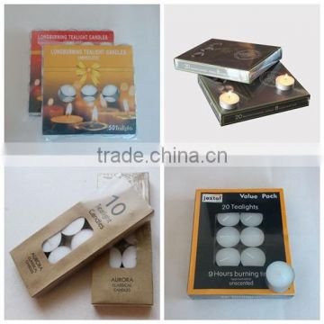 low melting point tealight candles export india
