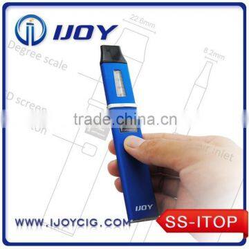 ultra thin design OLED screen e cig SS ITOP vaporizer pen China wholesale