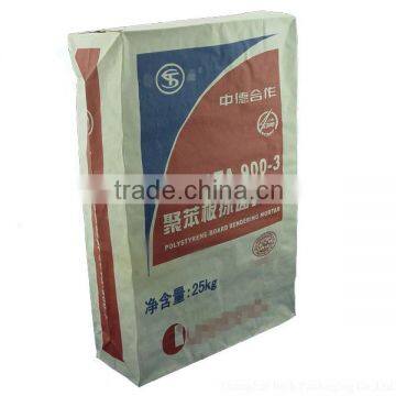 25kg high strength quality Mortar kraft paper bag