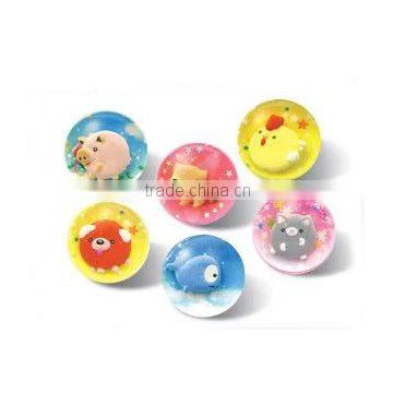 OEM promotional cheap toy Look at the scenery small rubber balls,bounce ball