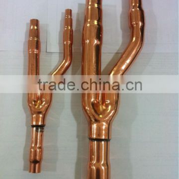 Copper branch pipe