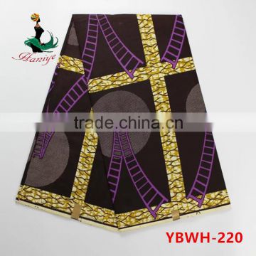 Haniye african wax prints fabric for women ankara batik dress clothing holland wax