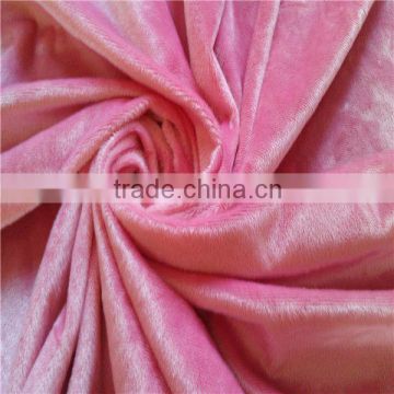 hight quality super soft mircro ef velbour fabric for blanket