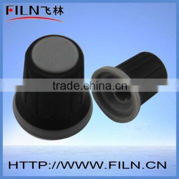 FL5009 black rubber knobs for potentiometer