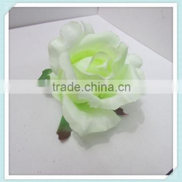 2014 fashion artificial silk rose flower head for weeding (AM-F-013)