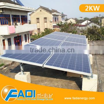 2KW On Grid Solar Power System for Household (FD-ON/PSP-2000W)